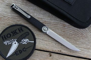 Складной нож Boker 01BO390 Kaizen Black c клинком из стали D2, рукоять G10