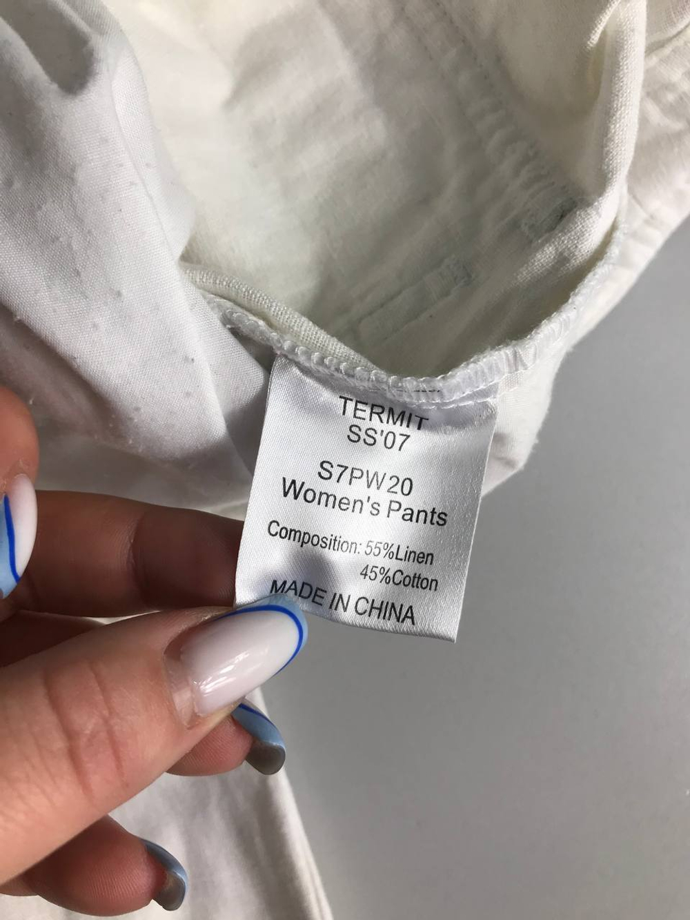 Брюки Termit льняные, маркировка XS, визуально на 42 размер