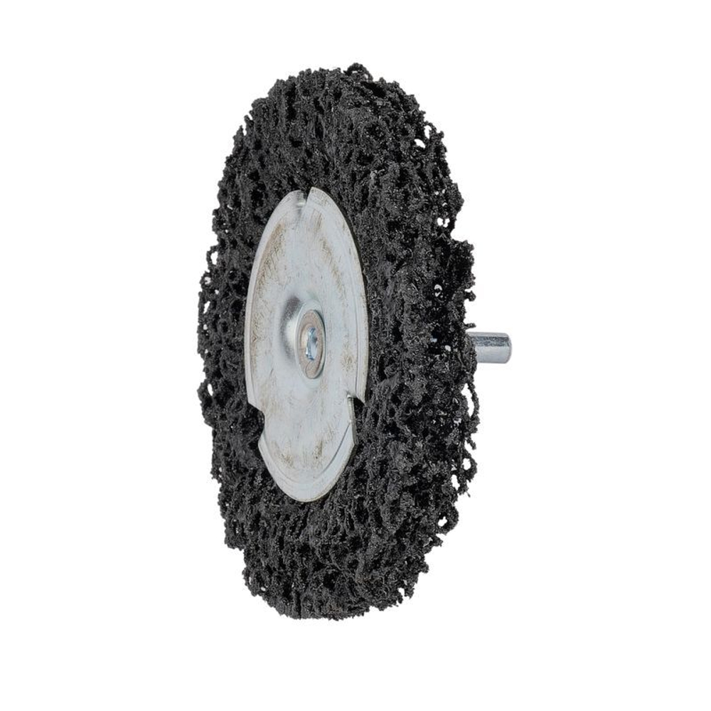 Щетка дисковая 100 мм для дрели, проволока пористый полимер-абразив Yoko