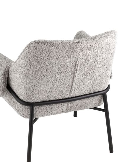 Кресло лаунж Aline альпака серый