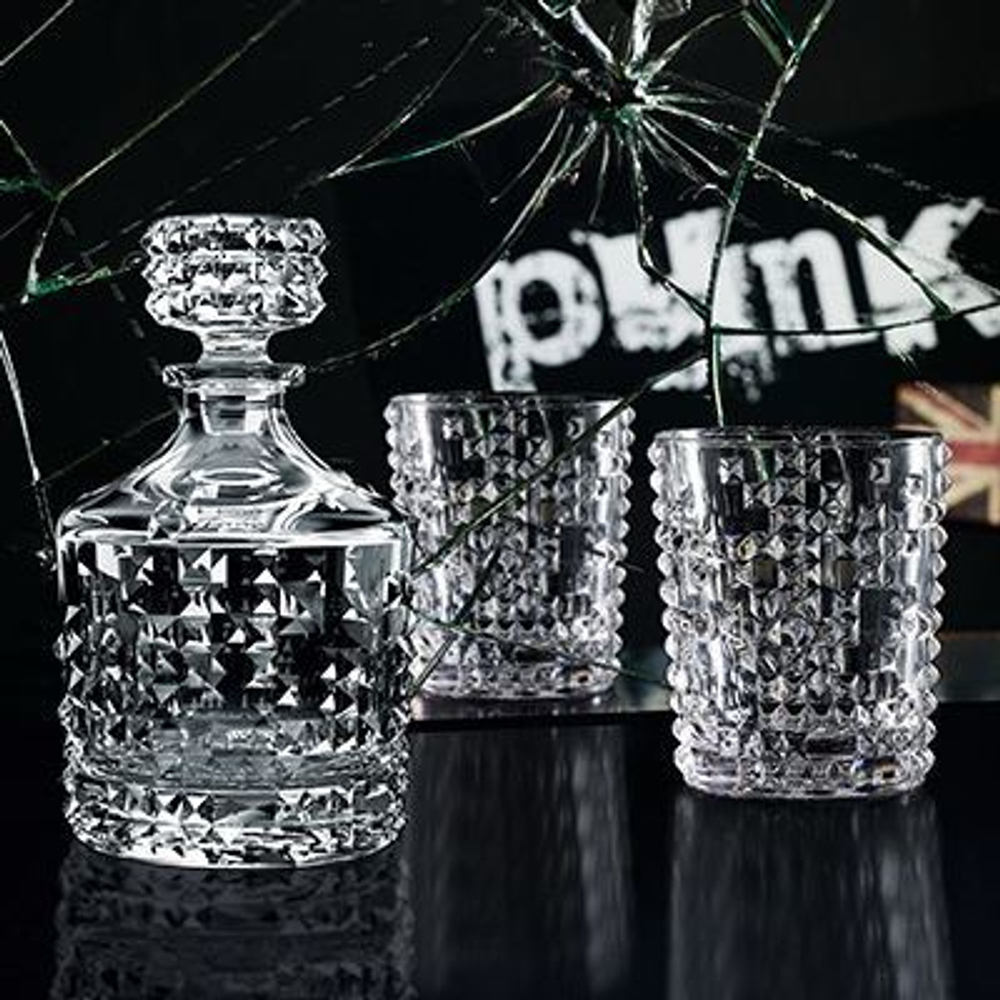 Набор декантер и 2 стакана для виски Nachtmann Punk Германия