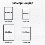 Интерьерная картина в технике цифровой печати. АРТ 106 Детская