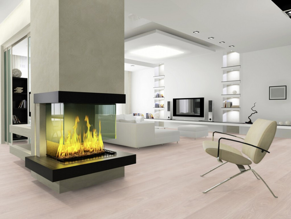 Ламинат KRONOTEX Exquisit D2873 Дуб Вейвлесс белый