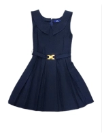 Сарафан- школьный для худенькой девочки.
