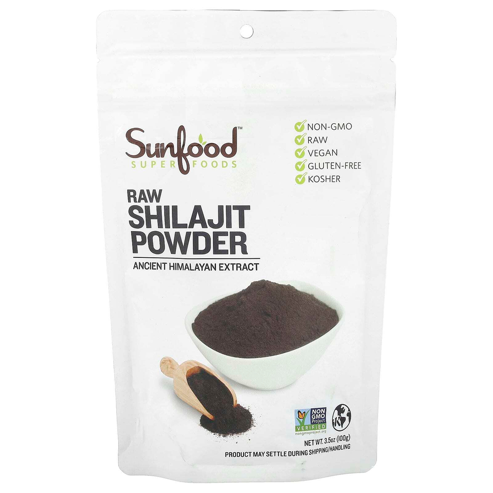 Sunfood, сырое мумие в виде порошка, 100 г (3,5 унции)