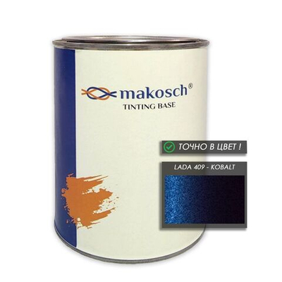 Автоэмаль makosch/LADA 409, Базовая эмаль, синий, перламутр, 800мл.