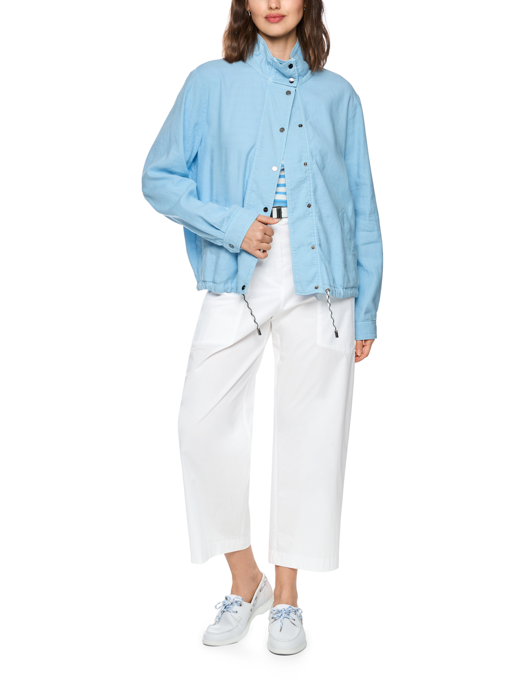 Куртка из хлопка и льна