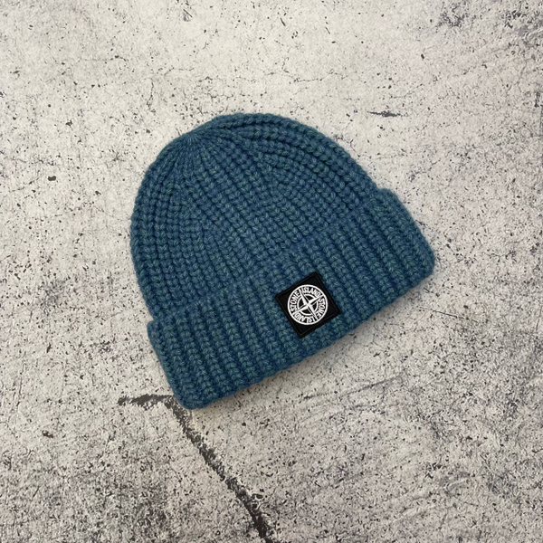 Шапка Stone Island Blue