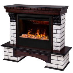 Электрокамин RealFlame Country Rock 26 AO античный дуб с очагом 3D Helios 26 SBG