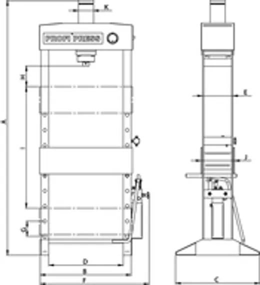 Пресс электро-гидравлический RHTC 200 TON M/H-M/C-2 (D=1300)