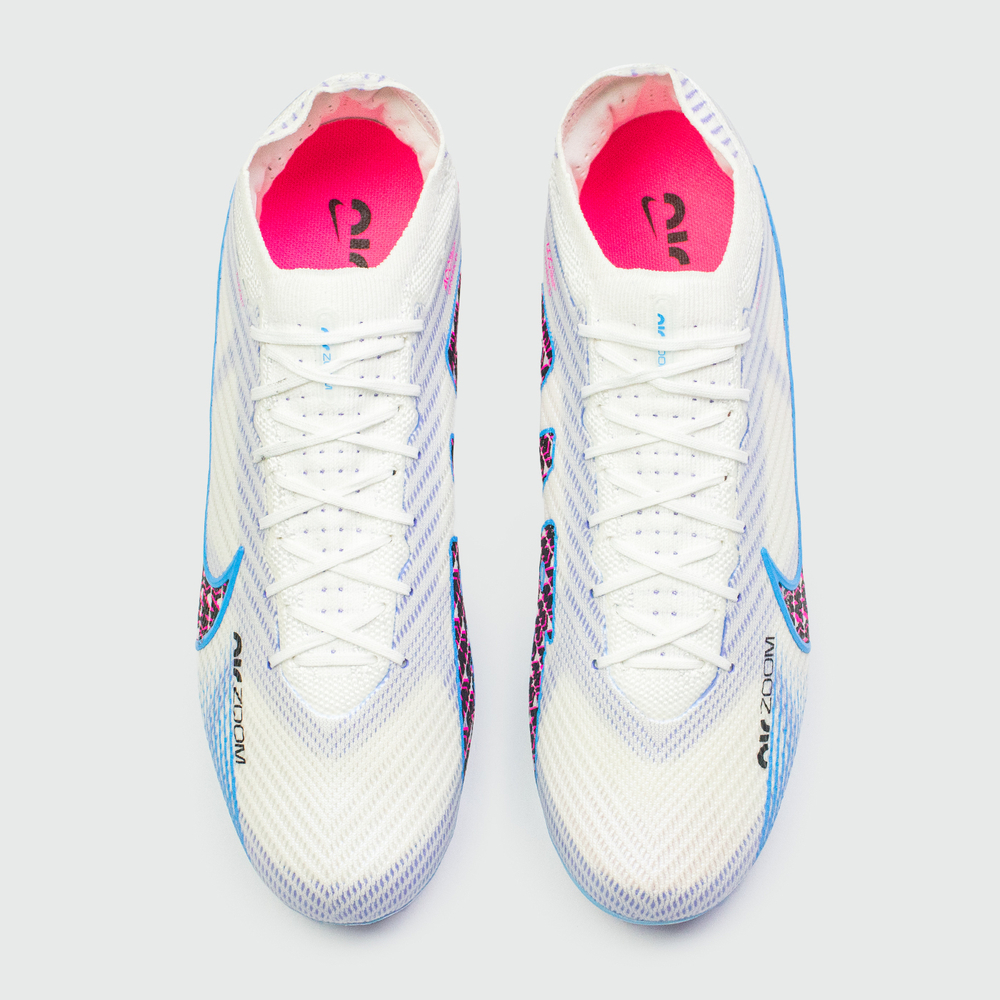 Бутсы Nike Air Zoom Mercurial Vapor XV Elite FG Wmns White Blue