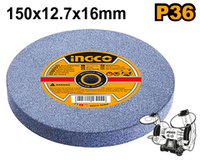 Круг шлифовальный абразивный P36 150x12,7x16 мм INGCO AGW1506023