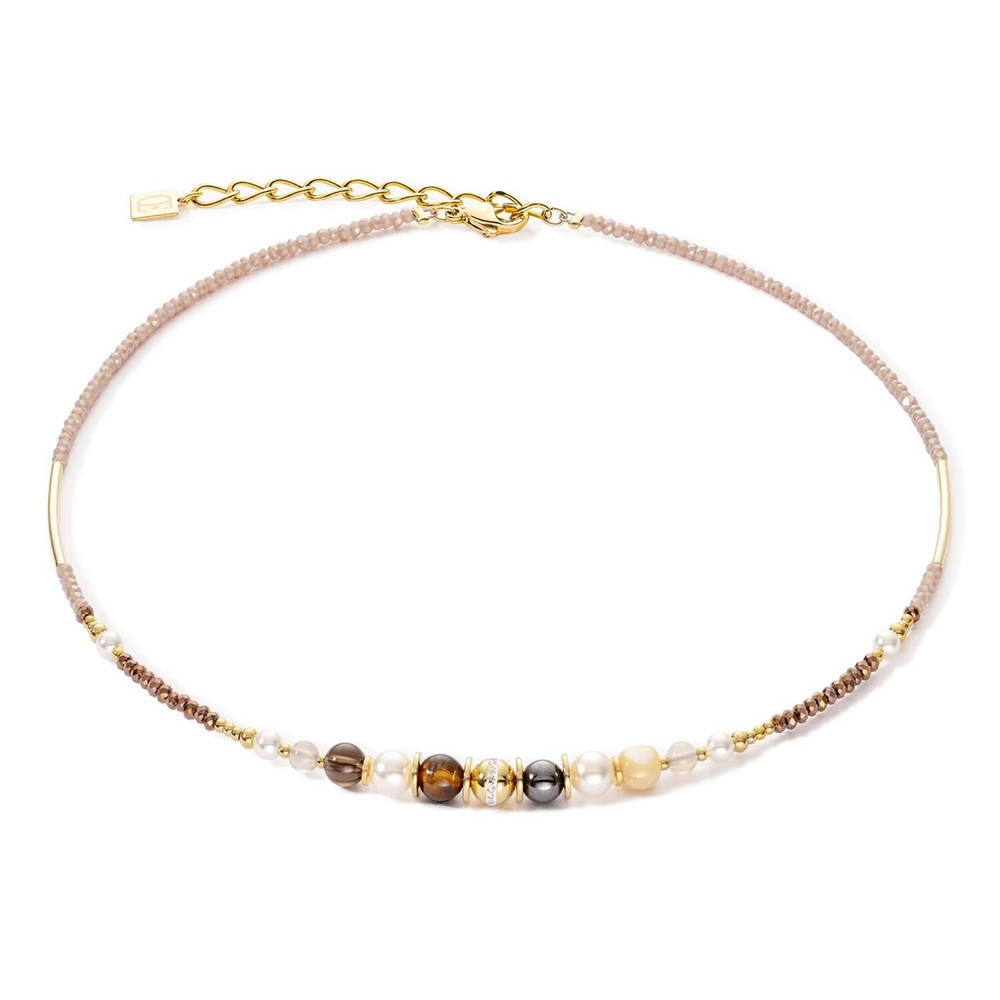 Колье Coeur de Lion Brown-Gold 4349/10-1116