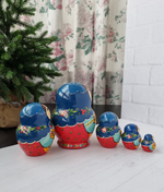 Матрёшка "С курочкой" традиция 5м 15см пузатая