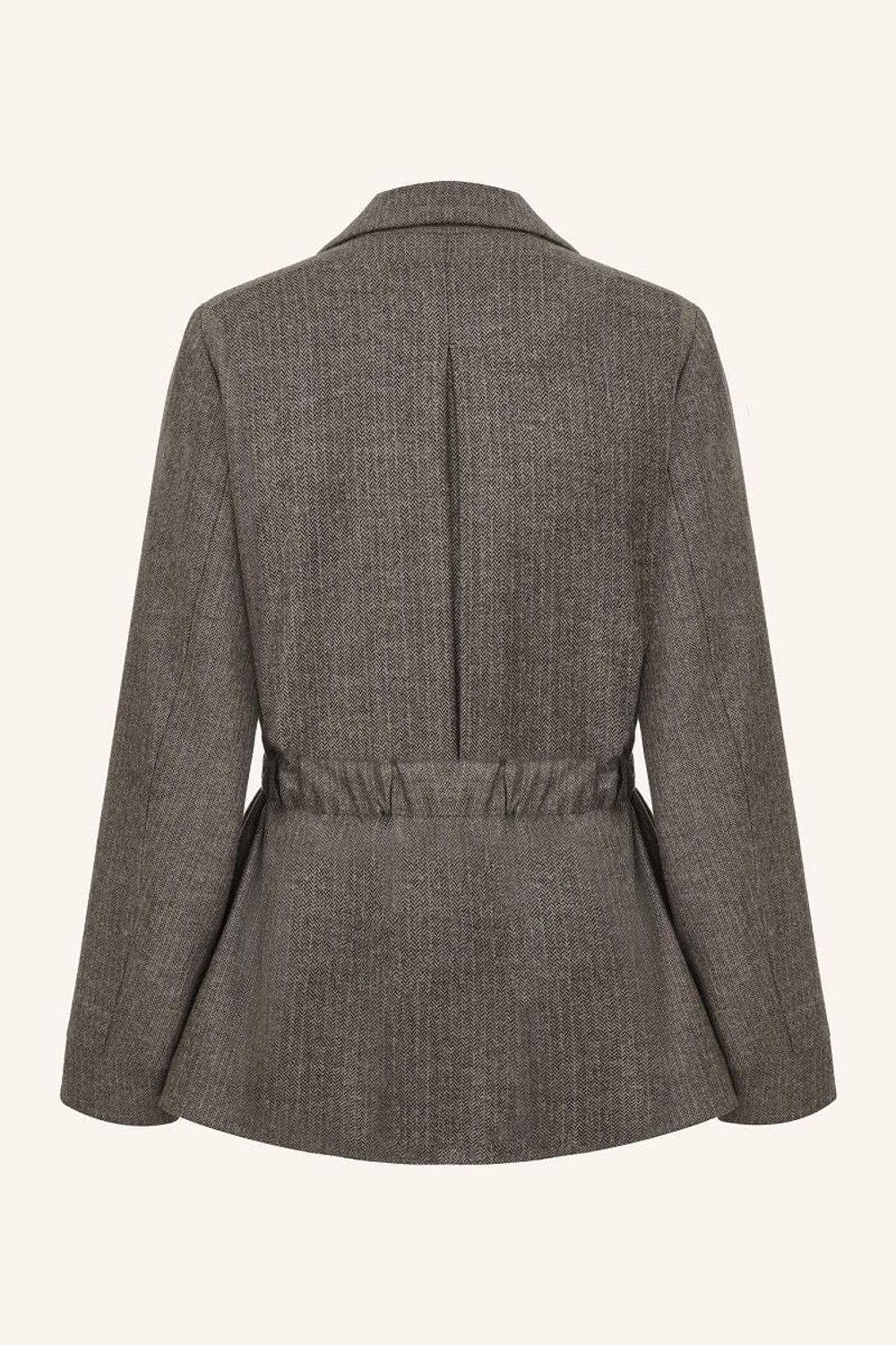 Жакет елочка бежевая