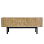 Тумба под телевизор напольная Лоред, дуб, металл, ДСП