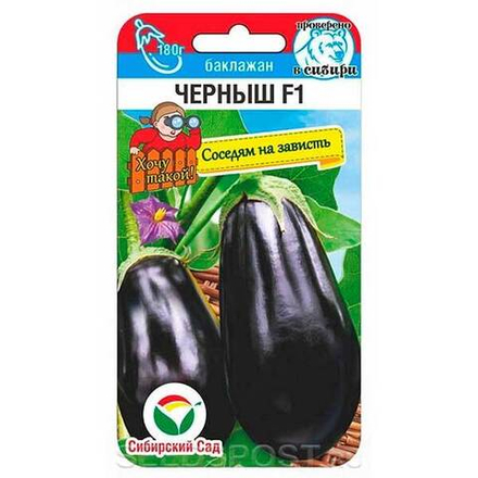 Баклажан Черныш F1 10шт СибСад