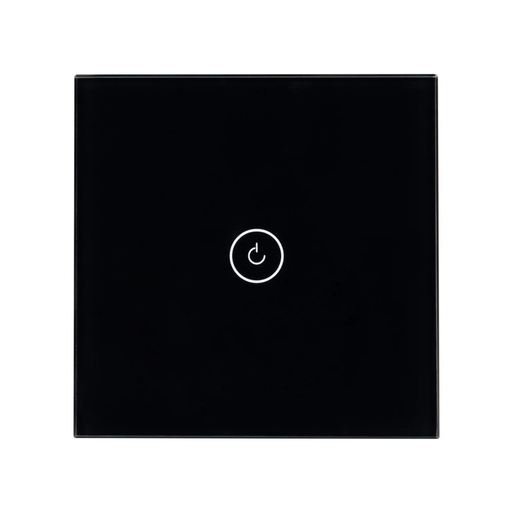 Выключатель сенсорный SWT-OMALI-S01-ZB-BK (250V, 10A, Zigbee) (Arlight, Стекло) 050033