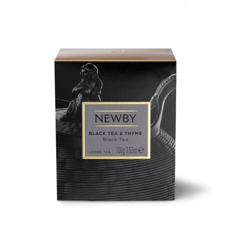 Чай черный листовой Newby с Чабрецом, 100 гр.