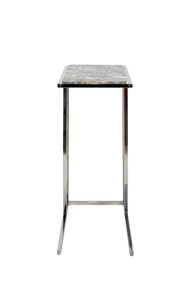 Кофейный столик Black Agate silver L