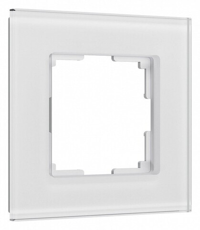 Рамка на 1 пост Werkel Senso (белый, стекло soft-touch) W0013101