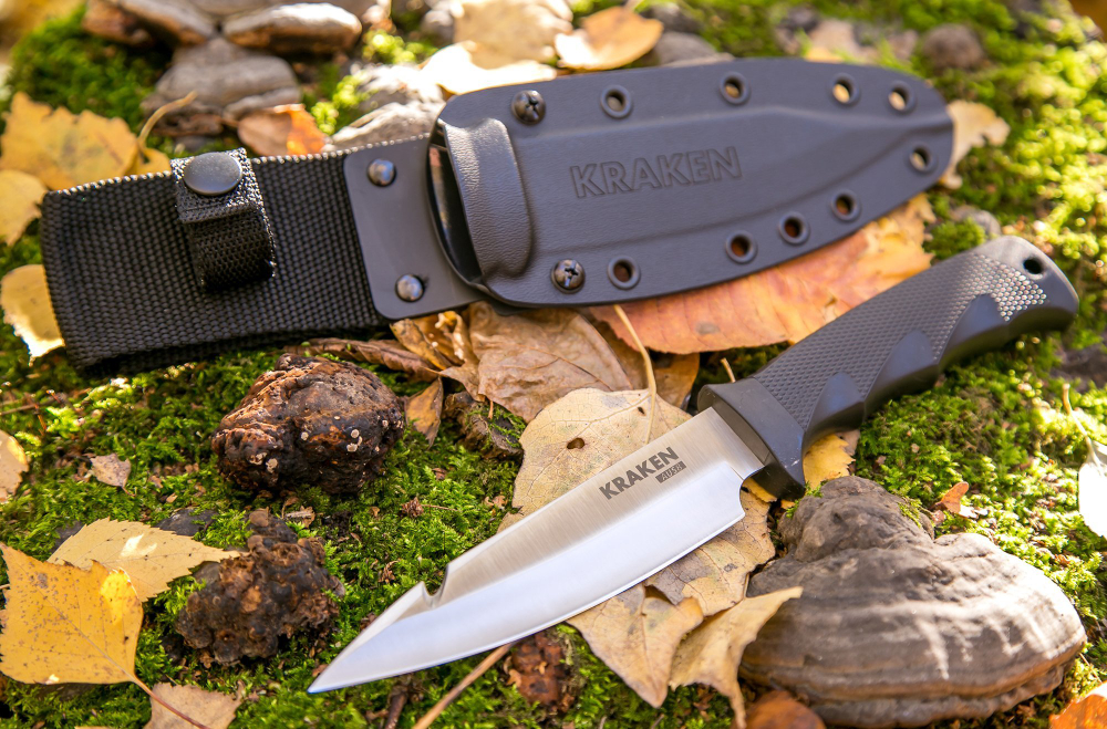 Нож туристический универсальный 12.1см Samura Kraken с ножнами Kydex