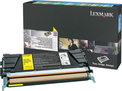 Lexmark C522A3YG тонерный картридж Подлинный Желтый 1 шт