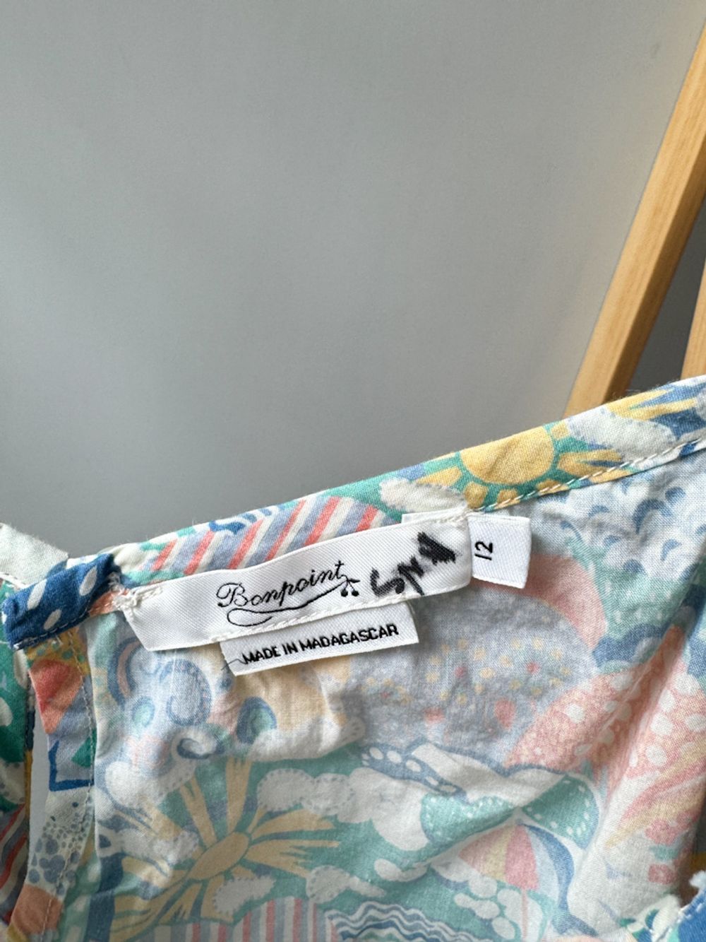 Хлопковая блузка Bonpoint, 152