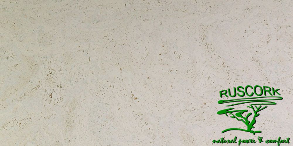 Пробковый замковый пол RusCork Eco Cork Home FL Madeira extra white