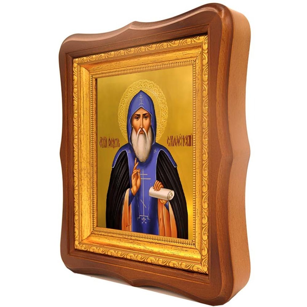 Феодор Ростиславич Черный, Смоленский, Ярославский благоверный князь. Икона на холсте.