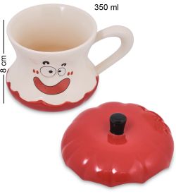 MUG-449/2 Кружка «Хитрый фрукт», красный