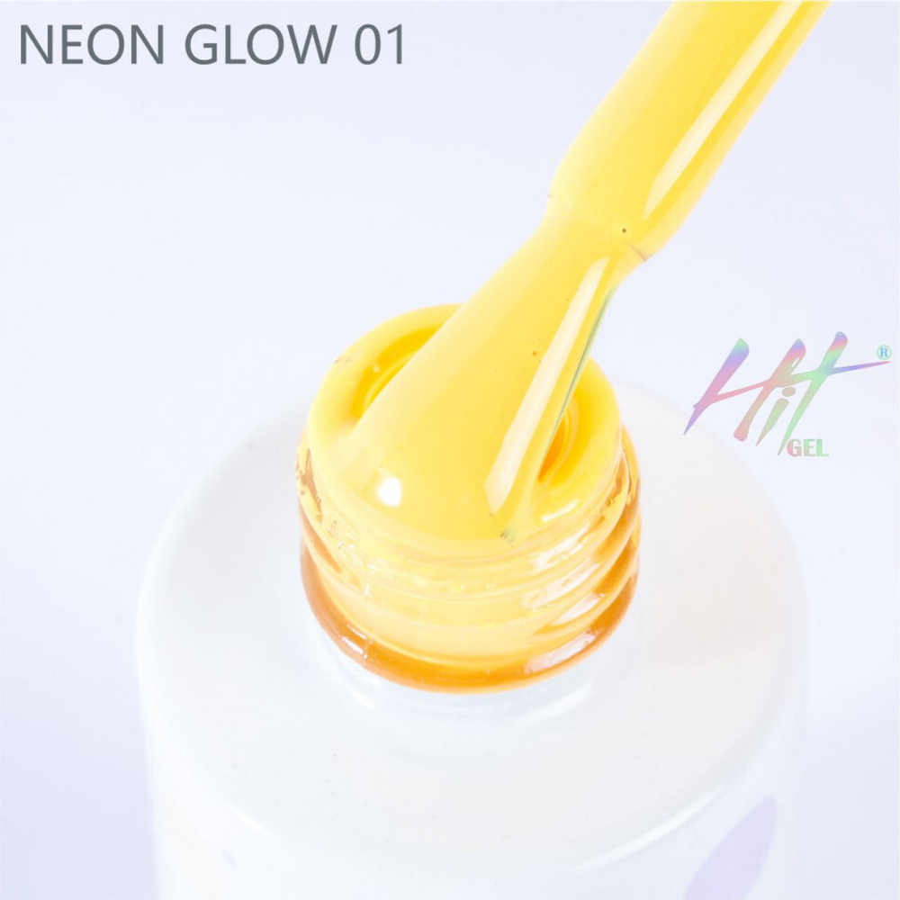 Гель-лак ТМ "HIT gel" №01 Neon glow, 9 мл