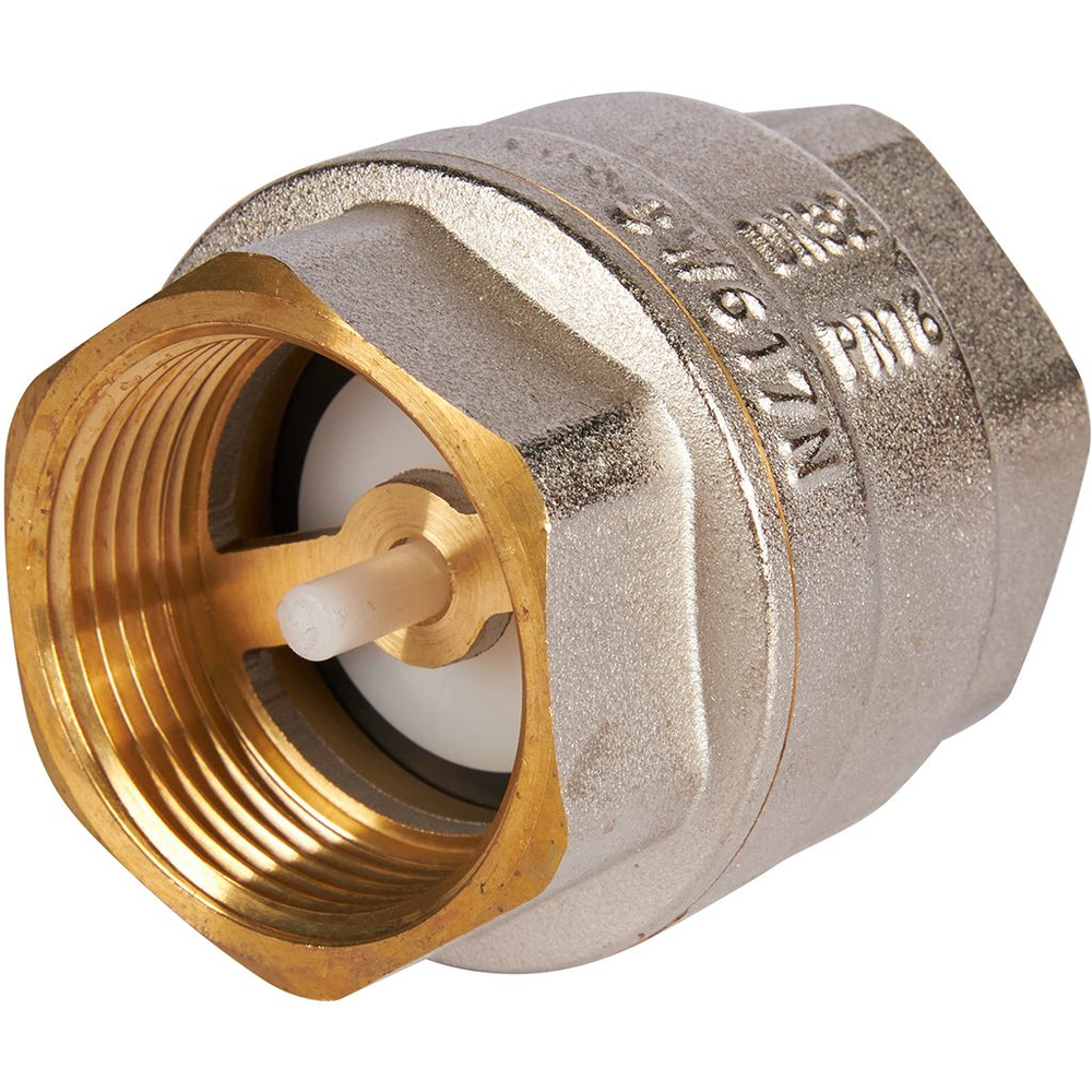 Клапан обратный ROMMER RVC-0002 - 1"1/4 (ВР/ВР, PN16, Tmax 90°C, с пластиковым седлом)