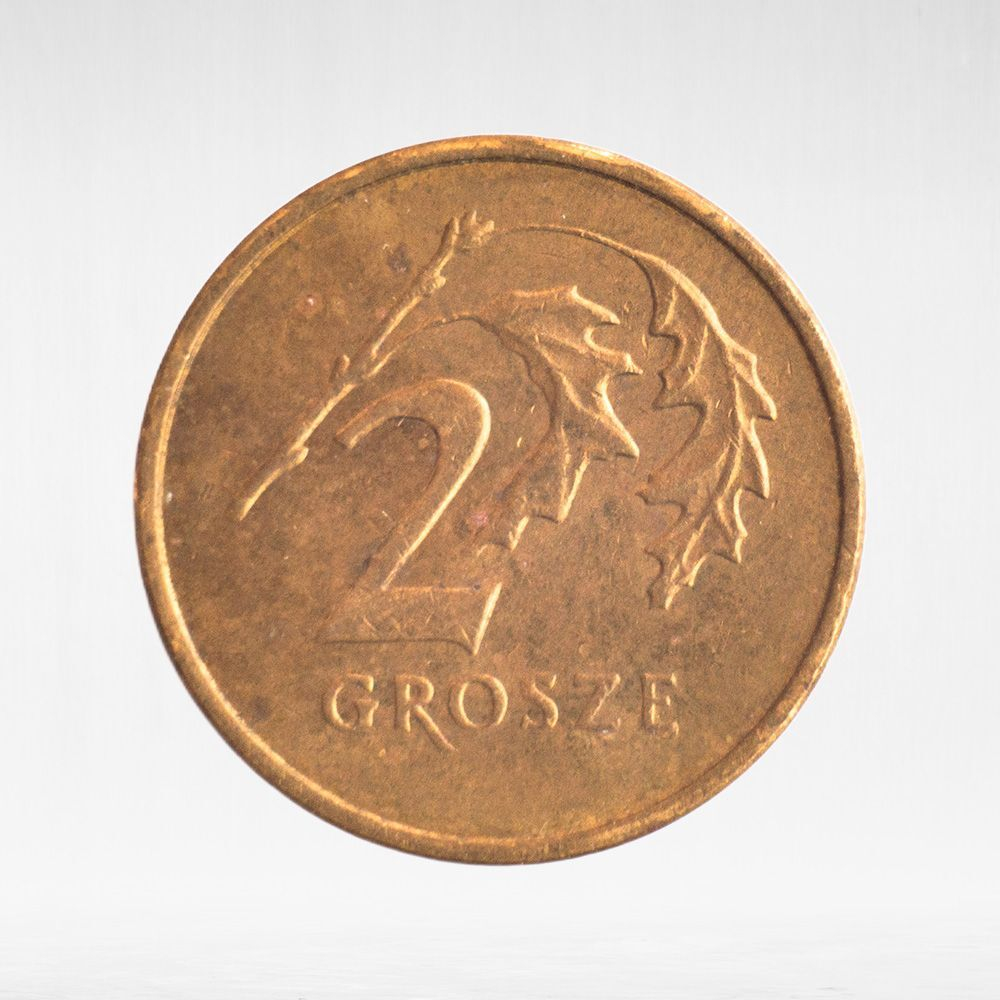 Poland, 2 Grosze, 2002, VF