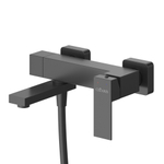 Смеситель CEZARES SLIDER-VD-NOP для ванны и душа с поворотным изливом, с ручным душем, шлангом и держателем