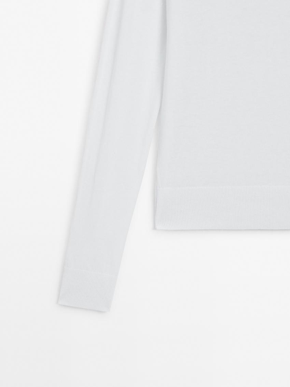 Massimo Dutti Свитер из смесового хлопка, белый