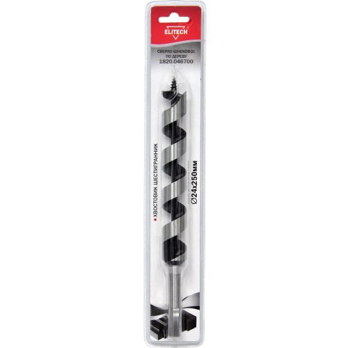 Сверло ELITECH по дереву 24*250мм