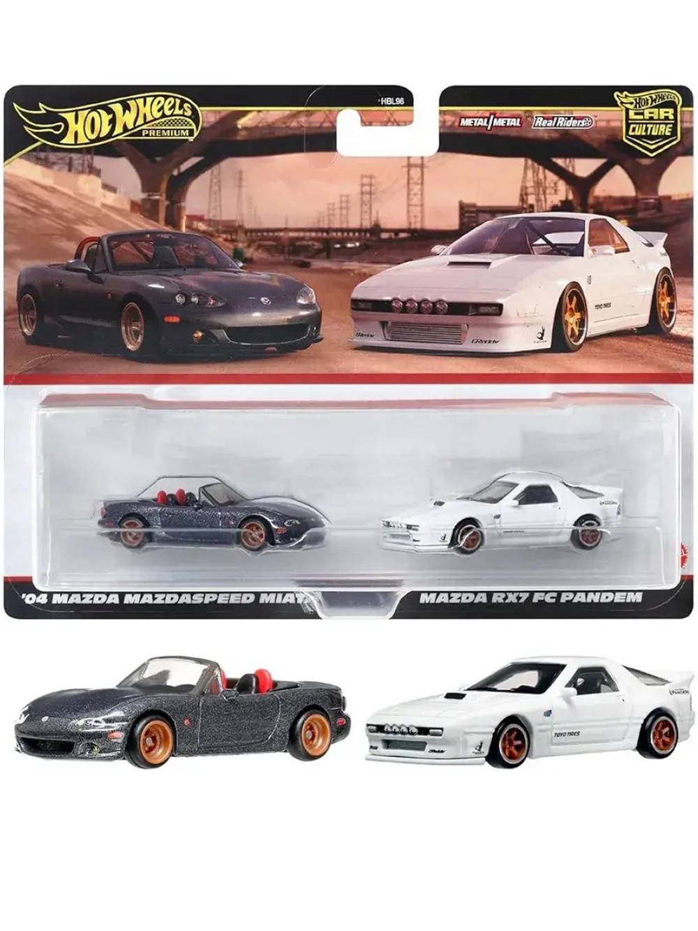Набор Хот Вилс Премиум Car Culture Mazda HBL96 HRR75