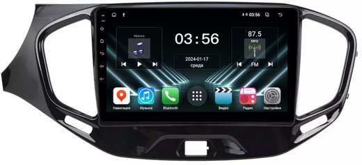 Магнитола для Lada Vesta 2015-2022, Vesta Cross (EnjoY) - FarCar DX9-7189C монитор 9" IPS на Android 13, 4+64Гб, CarPlay