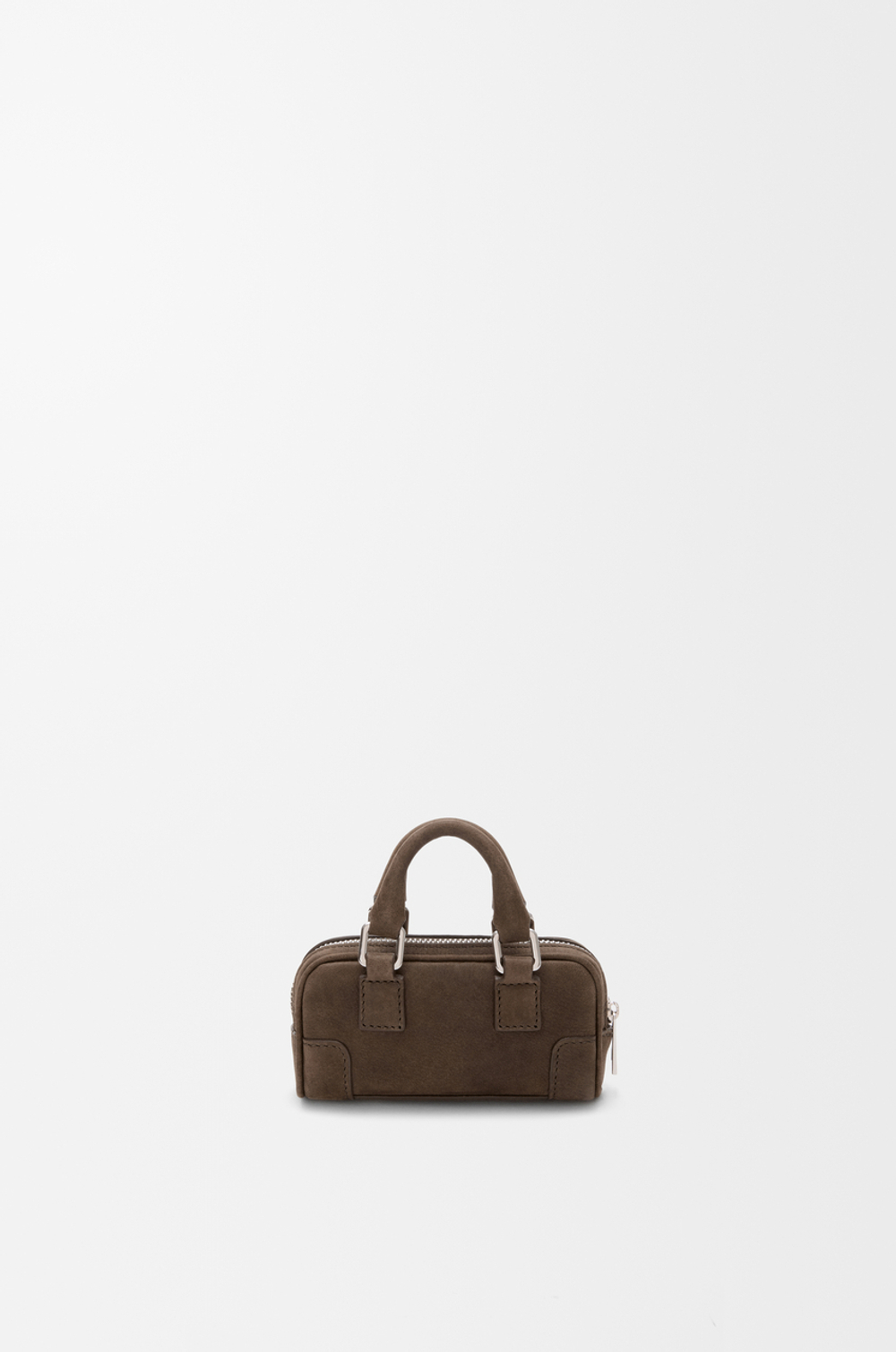 Loewe Сумка Amazona Nano в блестящей телячьей коже, коричневый