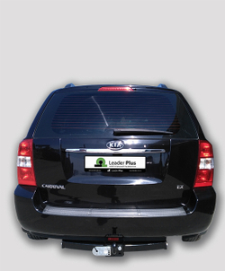 Фаркоп(прицепное) Лидер-Плюс для KIA CARNIVAL 2006-2014 (паспорт и сертификат в комплекте)(без электрики)K128-F