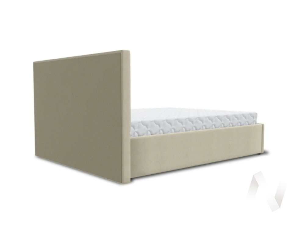 Кровать Рица 1 1;6 (Шторм 05; 1 категория) + Матрас Оптима Медиум АКЦИЯ!