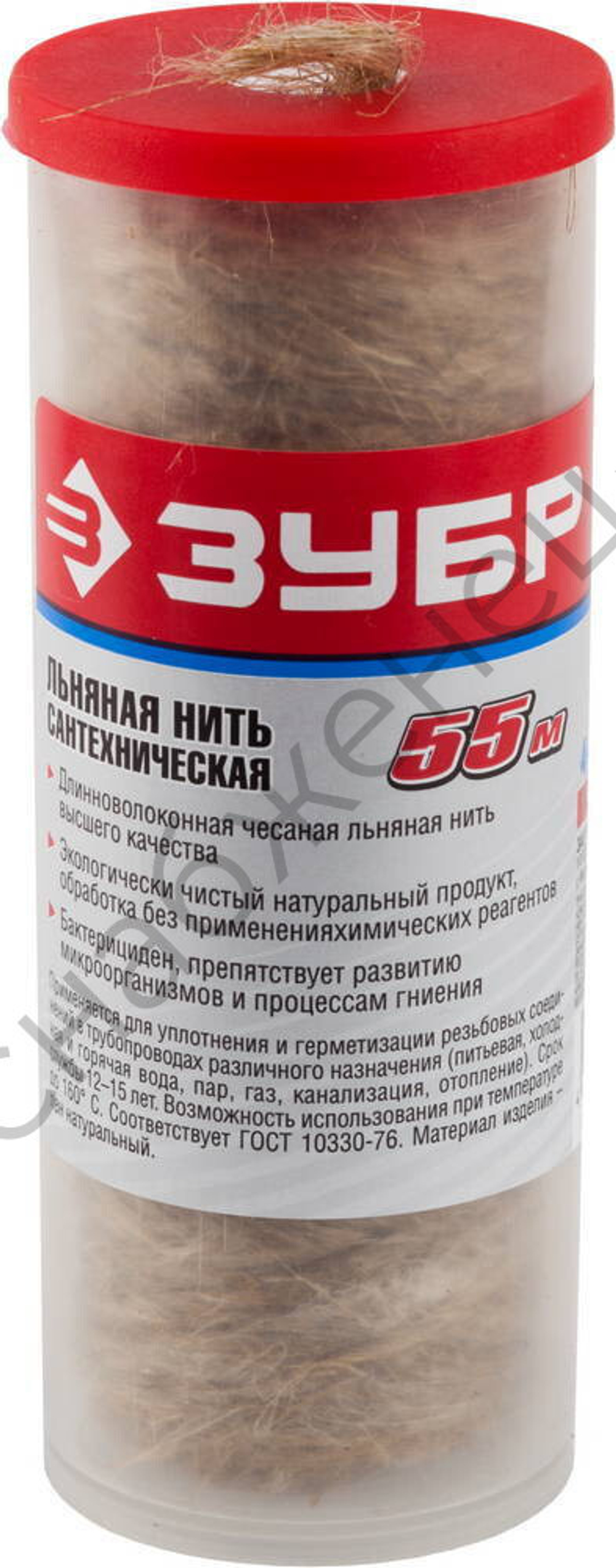 ЗУБР 55 м, Сантехническая льняная нить (4-51992-055)