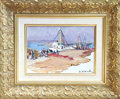 Картина Цветковой В.П. "Созонол. Болгария." картон/масло 25х35