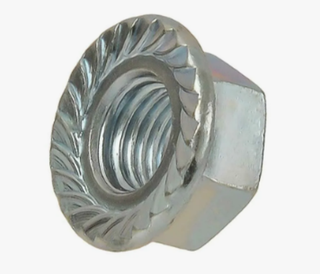 Гайка  5 с зубчастым буртиком (уп25/50шт)