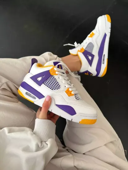 Кроссовки Nike Air Jordan 4 "Lakers"