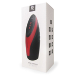 Черно-красный вибромастурбатор King Arthur