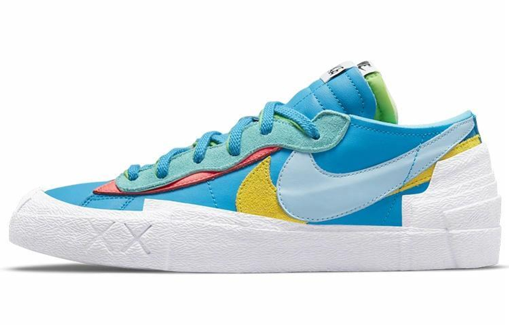 Кроссовки Sacai X Kaws X Nike Blazer Low "Neptune Blue"