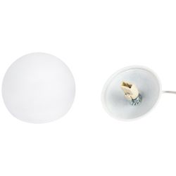 Светильник подвесной (подвес) ЭРА ADELAIDA PL35 WH G9 потолочный шар белый