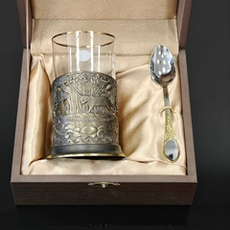 Чайный набор "Сказки Пушкина" с ложечкой